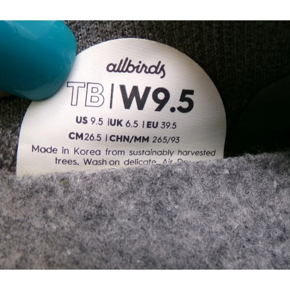 Allbirds Tree Breezers Shoes Womens Gray Sz 9.5 Ballet Flats Slip On